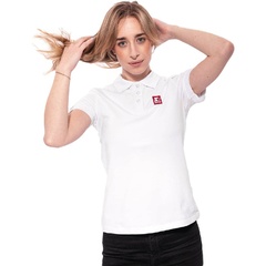 Koszulka polo damska starter blue label biała sdg-014-bd-300