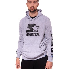 Bluza z kapturem męska starter blue label szara smg-001-bd-400