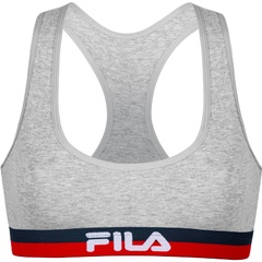 Stanik sportowy damski fila urban szare fu6048-400