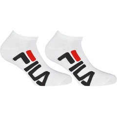 Skarpety unisex fila 2 pary invisible białe f9199-300