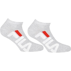 Skarpety unisex fila 2 pary invisible szare f9199-400