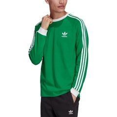 Koszulka longsleeve męska adidas originals 3s long zielone h37778