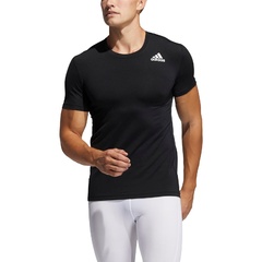 Koszulka męska adidas performance techfit czarna gm5037