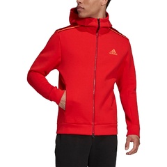 Bluza z kapturem męska adidas performance zne czerwona h08191