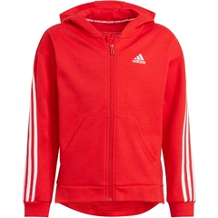 Bluza z kapturem dziecięca adidas performance czerwona gt6889