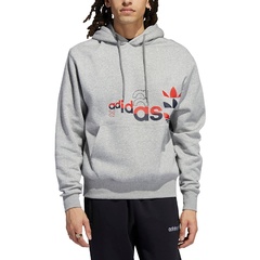 Bluza z kapturem męska adidas originals logoplay szara h31324