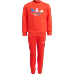 Dres dziecięcy adidas originals adicolor crew czerwony h25297