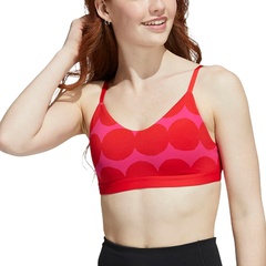 Stanik sportowy damski adidas performance marimekko różowe h16921