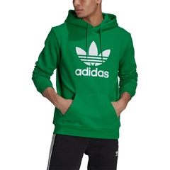 Bluza z kapturem męska adidas originals zielona h06665