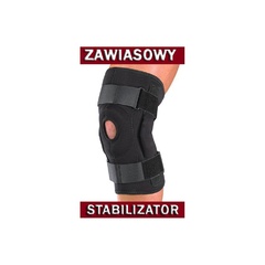 Zawiasowy stabilizator kolana - ruchome szyny