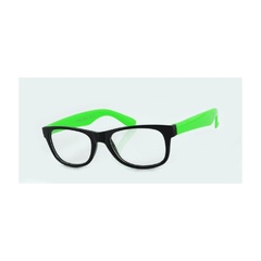 Okulary nerdy zerówki  zielone 2071c