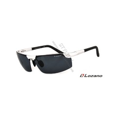 Męskie okulary srebrne lozano lz-310f polaryzacja dla kierowców