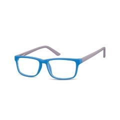 Okulary zerówki oprawki sunoptic cp157a niebiesko-szare