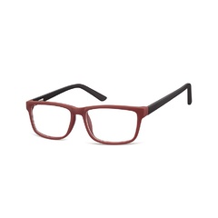 Okulary zerówki oprawki sunoptic cp157f bordowo-czarne