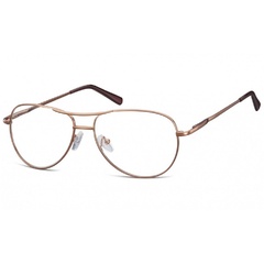 Aviator okulary oprawki metalowe korekcyjne 699c