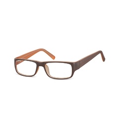Okulary oprawki zerowki korekcyjne sunoptic cp158c brazowe