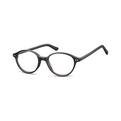Czarne okulary oprawki okragle sunoptic cp147a