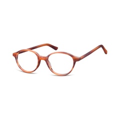 Okulary oprawki okragle sunoptic cp147f bursztynowe