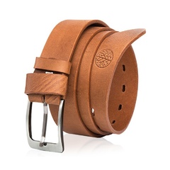 Pasek skórzany betlewski lic35 w pudełku - camel
