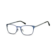 Oprawki okularowe kocie oczy damskie stalowe sunoptic 991c granatowe