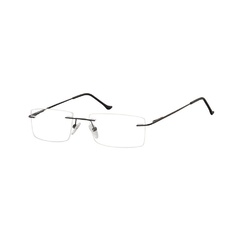 Bezramkowe okulary oprawki korekcyjne sunoptic 986 czarne