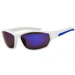 Biale lustrzane okulary sportowe 790a