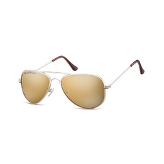 Zlote pilotki okulary lustrzane aviator ms94b