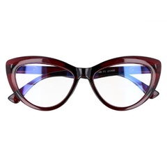 Kocie oczy antyrefleks zerowki okulary z filtrem brązowe 2286b