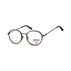 Panterkowe lenonki okrągłe okulary oprawki optyczne mm608b