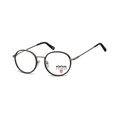 Czarne lenonki okrągłe okulary oprawki optyczne mm608c