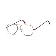 Aviator zerowki okulary oprawki metalowe korekcyjne 790d