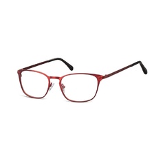 Oprawki okularowe kocie oczy damskie stalowe sunoptic 991f czerwone