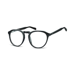 Okrągłe okulary oprawki lenonki zerówki korekcyjne sunoptic ac21 czarne