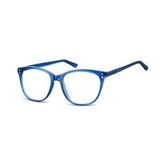 Okulary oprawki zerówki korekcyjne unisex sunoptic ac22d ciemny niebieski