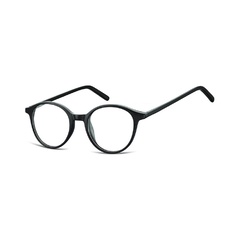 Okulary oprawki zerówki korekcyjne lenonki unisex sunoptic ac23 czarne