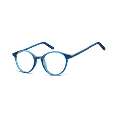 Okulary oprawki zerówki korekcyjne lenonki unisex sunoptic ac23d ciemny niebieski