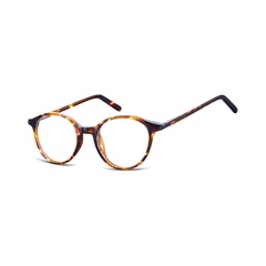Okulary oprawki zerówki korekcyjne lenonki unisex sunoptic ac23e jasna panterka