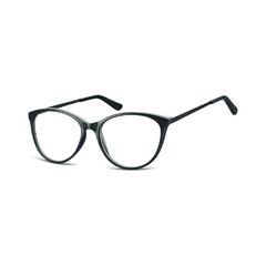 Okulary oprawki zerówki korekcyjne kocie unisex sunoptic ac27g czarne