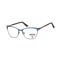 Okulary oprawki kocie optyczne montana mm606b niebiesko-czarne