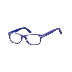 Okulary dziecięce zerówki nerdy ak49e niebieskie