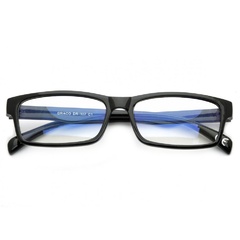 Okulary z filtrem antyrefleksyjne zerówki nerdy prostokątne dr-107-c1