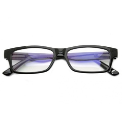 Okulary z filtrem antyrefleksyjne zerówki nerdy prostokątne dr-108-c1
