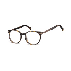 Okrągłe okulary oprawki zerówki korekcyjne sunoptic ac39a panterka