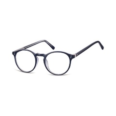 Okrągłe okulary oprawki zerówki korekcyjne sunoptic ac43h