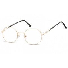 Lenonki okrągłe okulary oprawki optyczne 926c złote
