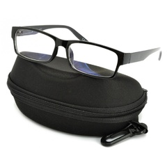 Okulary z filtrem antyrefleksyjne zerówki nerdy prostokątne dr-114-c1