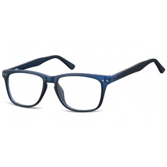 Okulary oprawki korekcyjne nerdy zerówki sunoptic cp136e granatowe transparentne