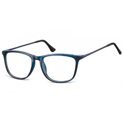 Okulary oprawki korekcyjne nerdy zerówki sunoptic cp142d granatowy transparentny