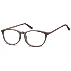 Okulary oprawki korekcyjne nerdy zerówki sunoptic cp143c ciemnobrązowe