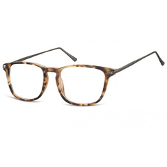 Okulary oprawki korekcyjne nerdy zerówki sunoptic cp144e jasny szylkret-panterka
